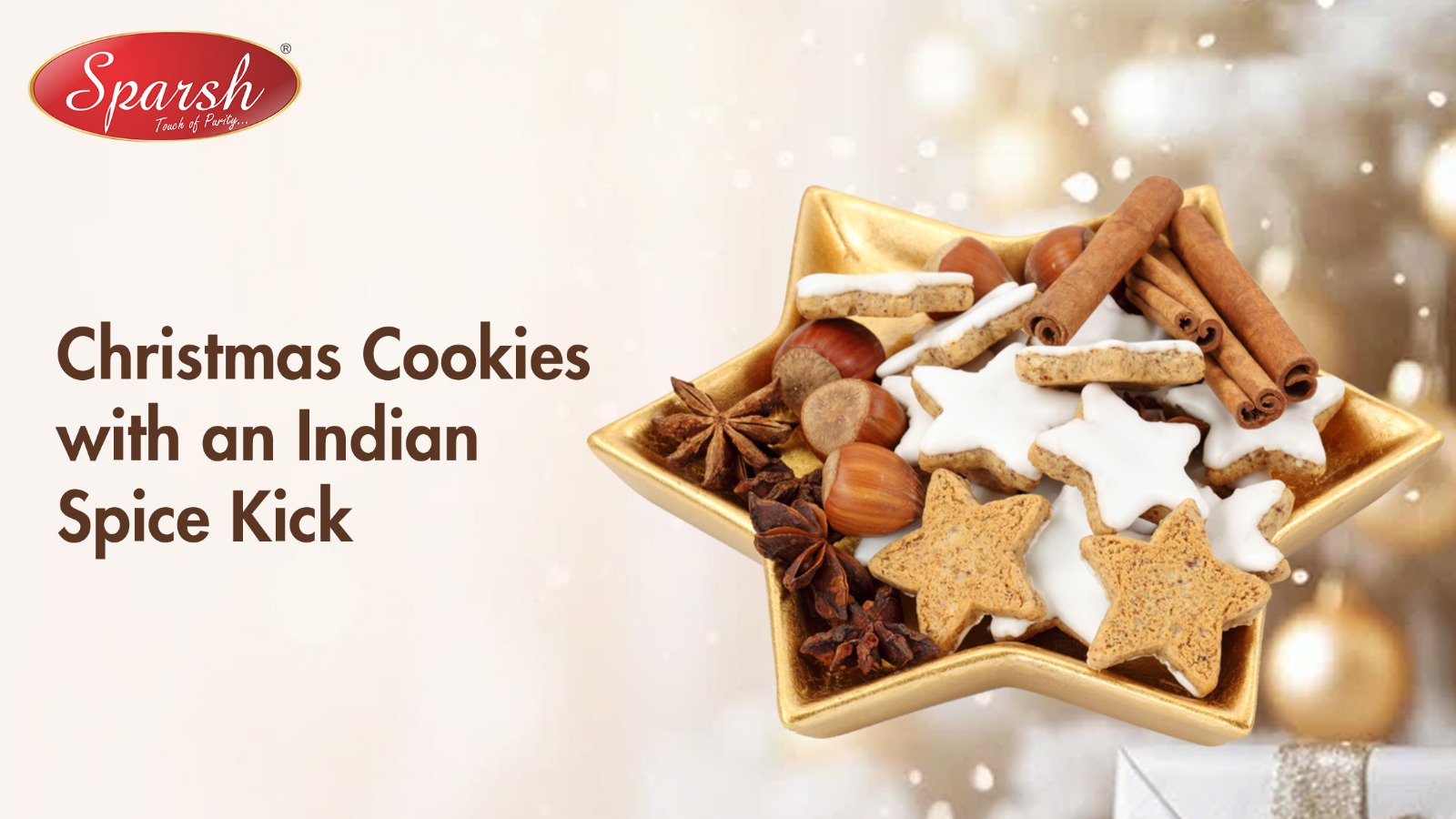 Christmas Cookies with an Indian Spice Kick