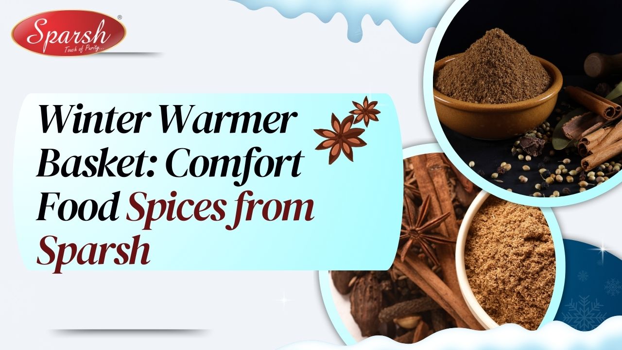 Winter Warmer Basket with Comfort Spices from Sparsh
