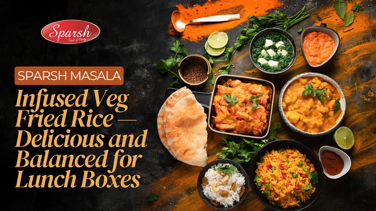 Sparsh Masala-Infused veg fried rice recipe