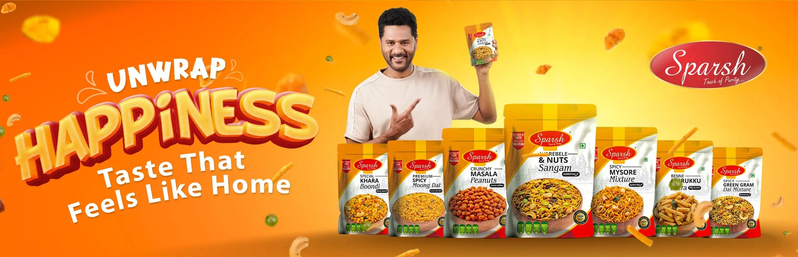 Sparsh snacks - prabhu deva
