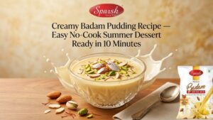 Creamy Badam Pudding Recipe Easy No-Cook Summer Dessert Ready in 10 Minutes