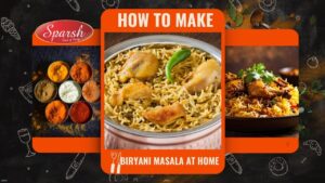 Sparsh Masala - Best Masala Company in Karnataka 11 How to make biryani masala at home with whole spices including cardamom cinnamon cloves coriander seeds on wooden table