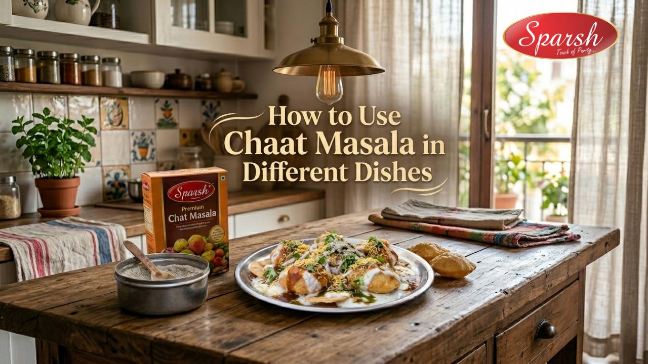 How to use chaat masala in different dishes with Sparsh Chat Masala