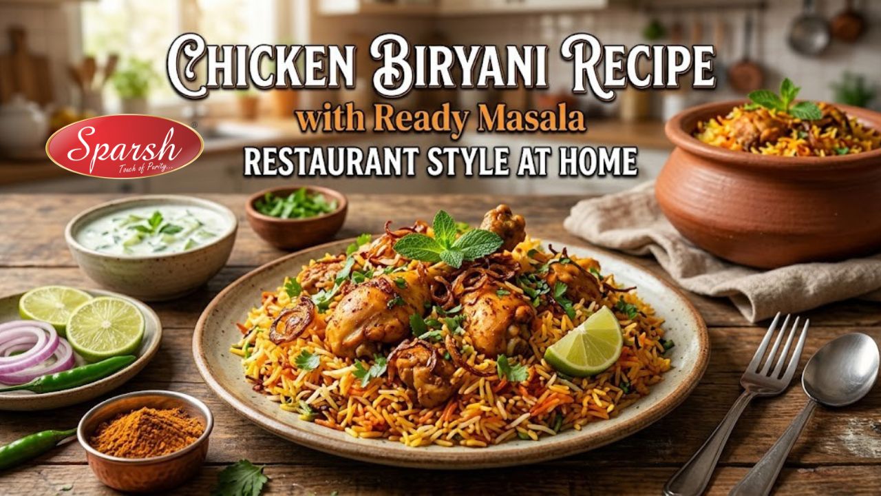 Chicken Biryani Recipe with Ready Masala – Restaurant Style at Home