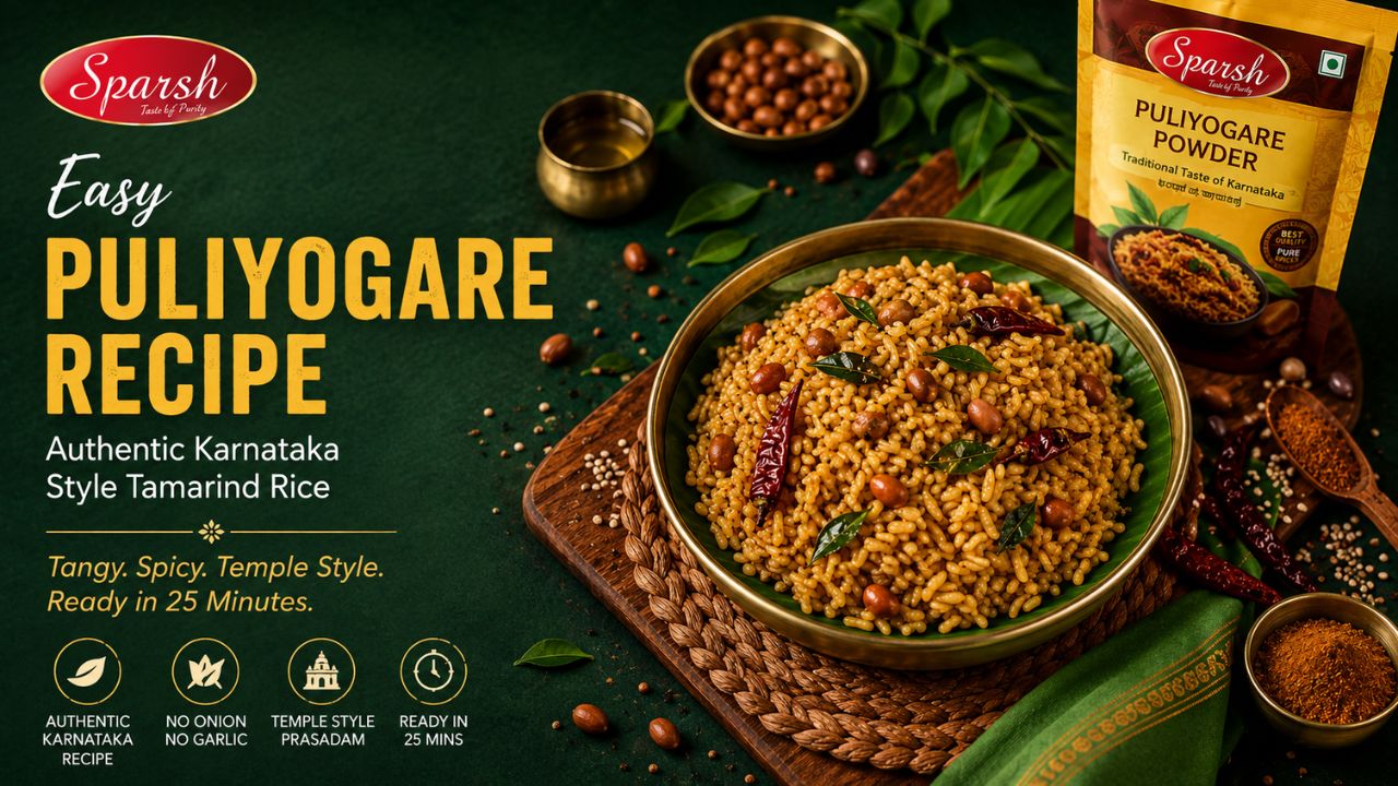 Easy Puliyogare Recipe: Authentic Karnataka Style