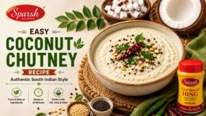 Sparsh Masala - Best Masala Company in Karnataka 11 Easy coconut chutney recipe South Indian style with curry leaf tempering