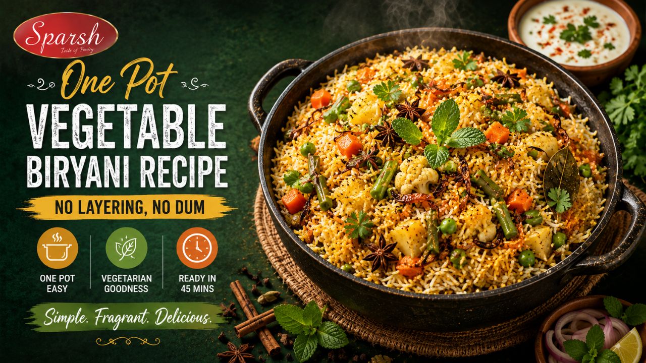 One Pot Vegetable Biryani Recipe