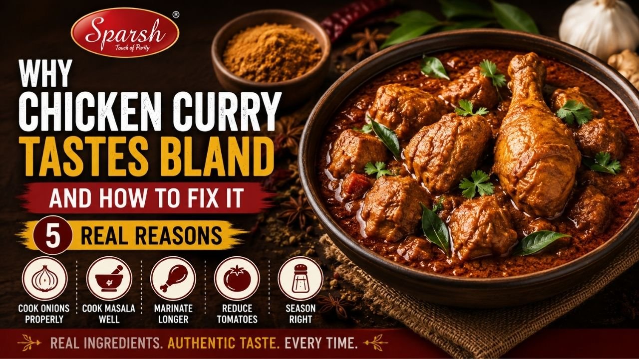 Why chicken curry tastes bland fixed with Sparsh Super Chicken Masala