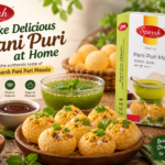 Homemade pani puri with Sparsh Pani Puri Masala