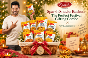 Sparsh Snacks Basket with authentic South Indian snacks for festival gifting