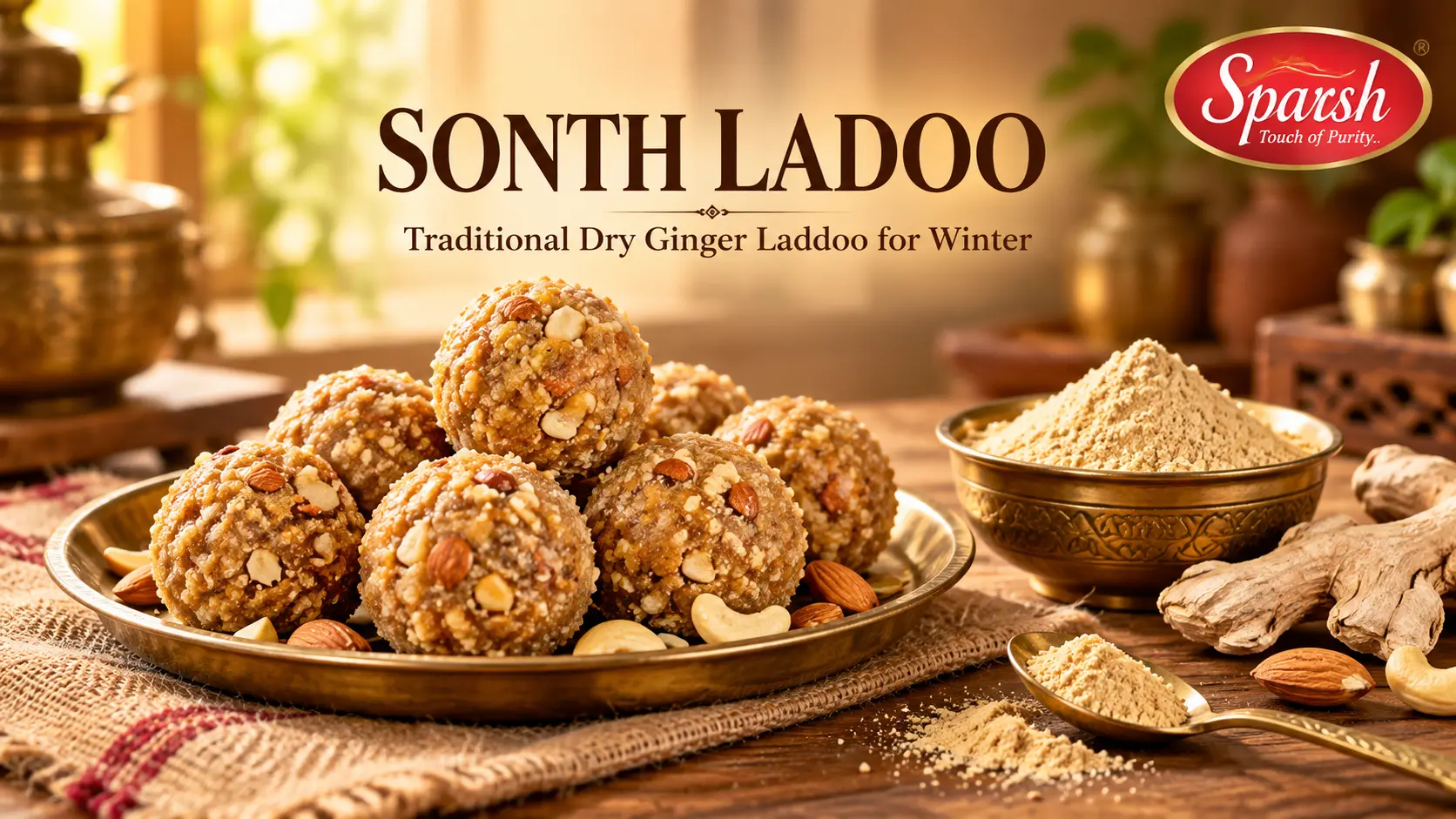 Sonth Ladoo Recipe: Dry Ginger Laddoo for Winter