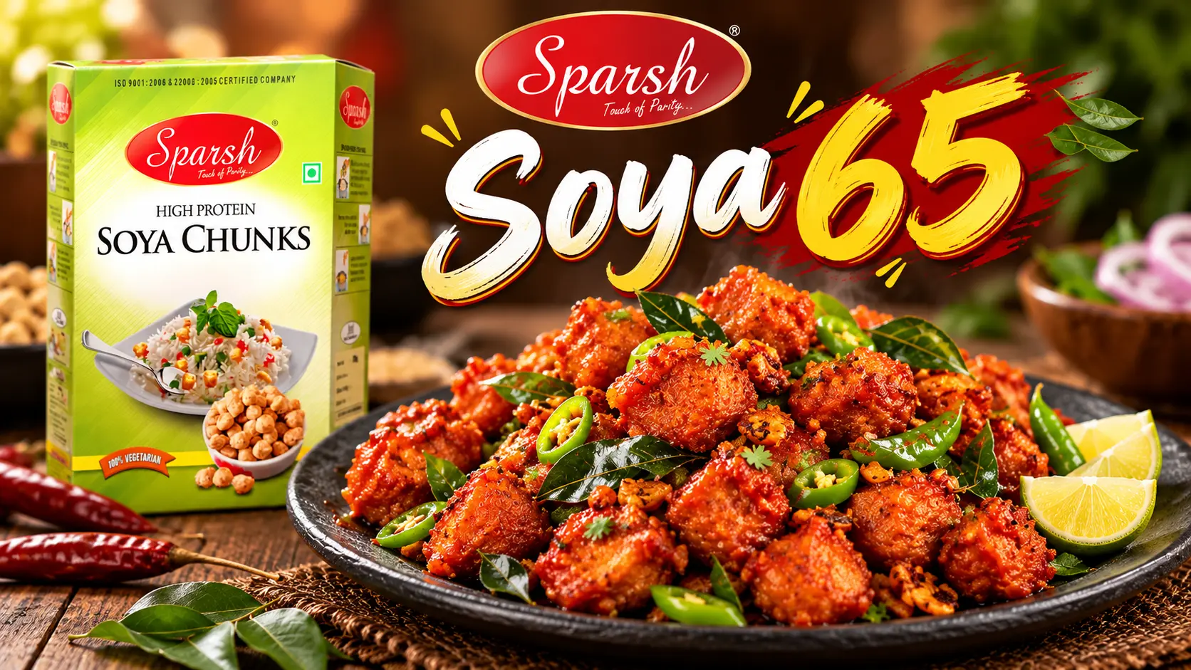 Soya 65 Recipe Crispy Restaurant-Style