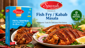 Sparsh Masala - Best Masala Company in Karnataka 11 Golden crispy fish kebabs served with lemon wedges, onion slices and mint chutney.