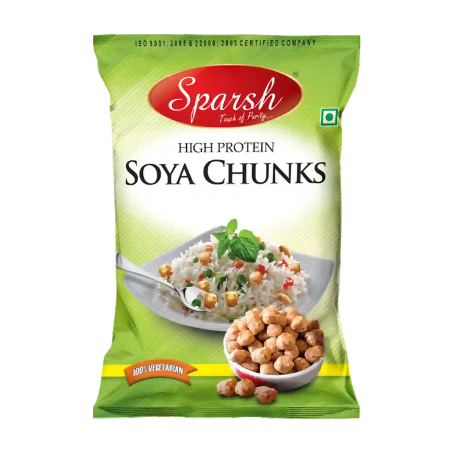 Soya Chunks 2 Sparsh Soya Chunks pack – image 2