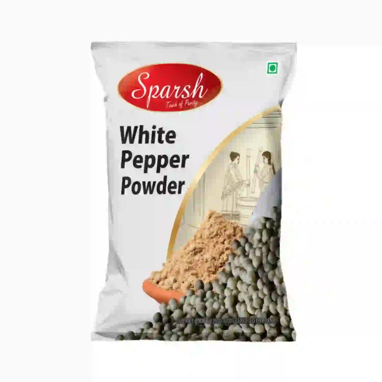 White Pepper Powder 3 Sparsh White Pepper Powder – back of pack with product information